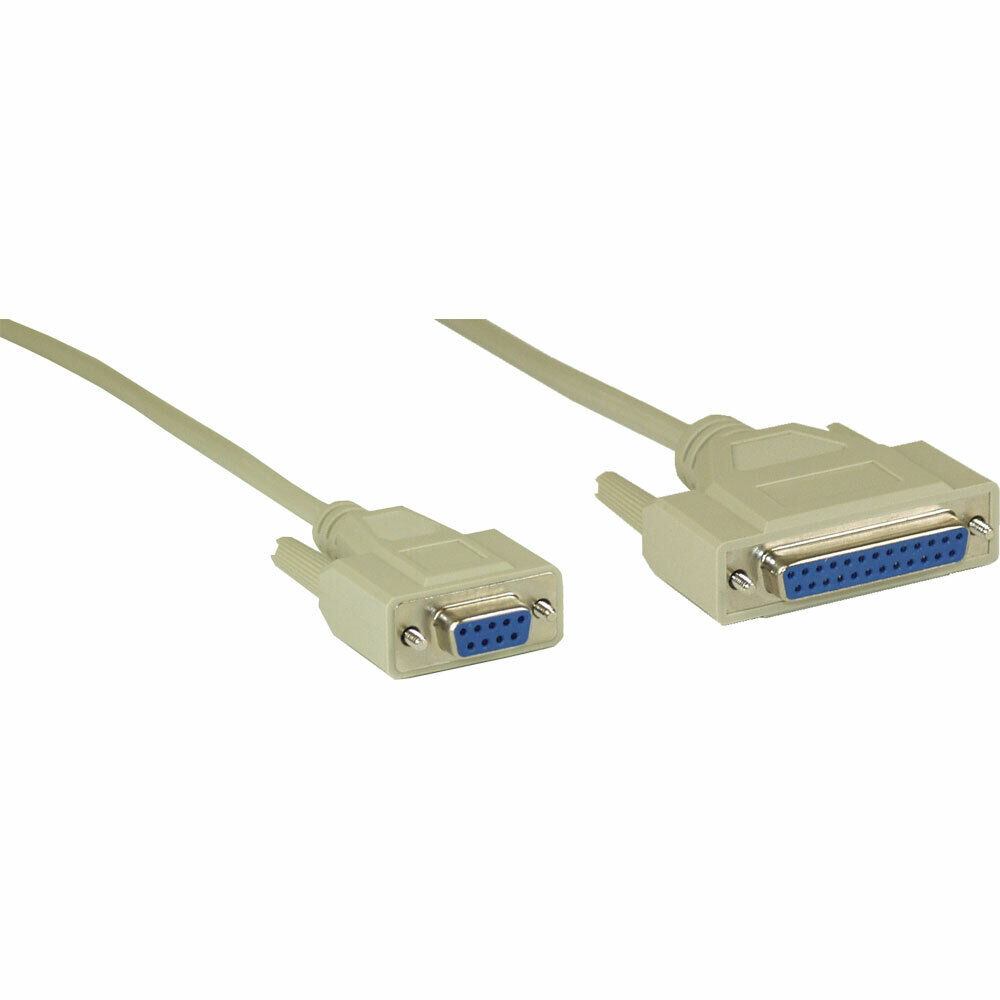 INL InLine® Cavo Nullmodem, Sub-D 9/25pin femmina, ispezionabile, Pin 2-2 - 22-