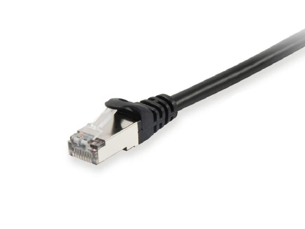 Equip Patch Cable Cat6 S/FTP 2 x RJ45 0.25 m Black LSZH Pack of 100