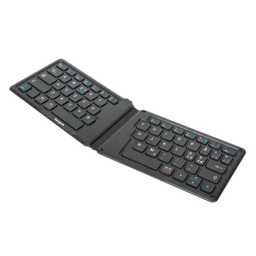 Targus AKF003NO tastiera Bluetooth QWERTY Nordic Nero