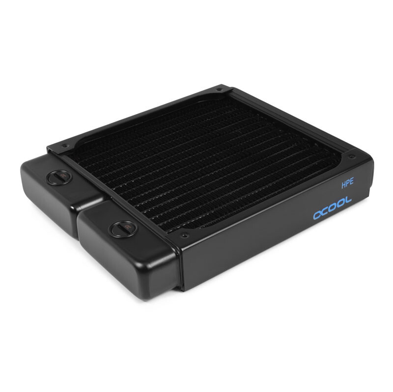 Alphacool 14470 Radiatior Brass Copper Steel Black 1/4" 60 °C 2 fan(s) 14470