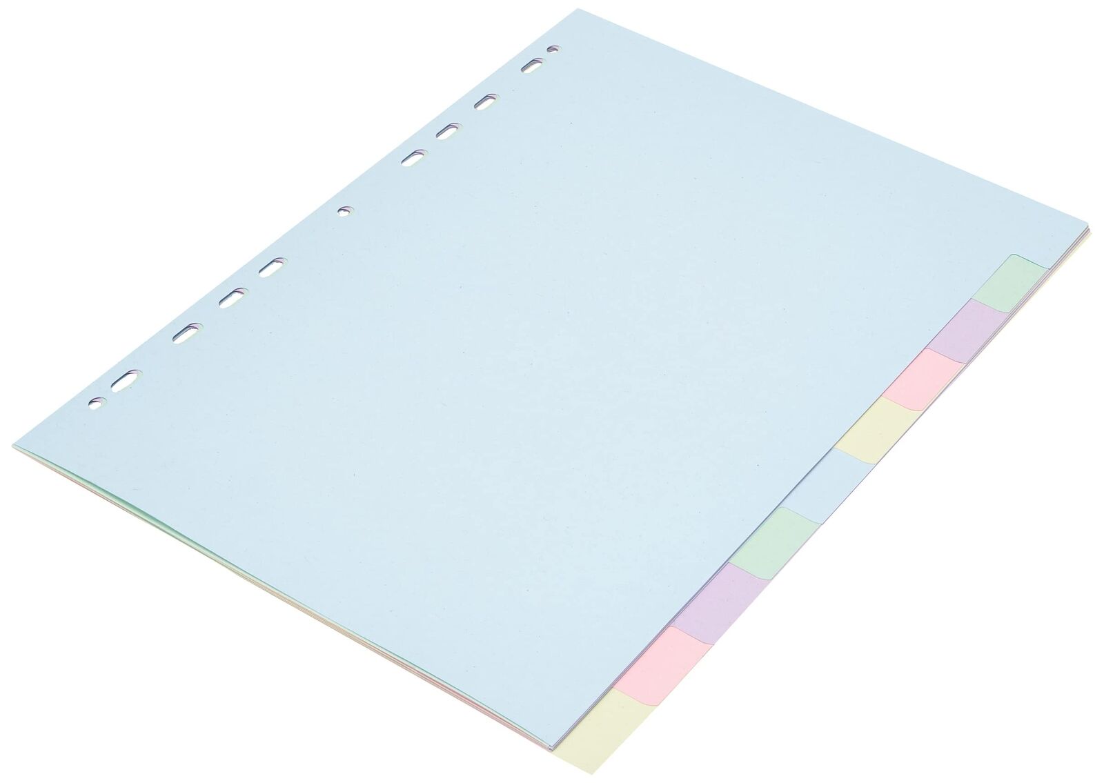 Exacompta - Ref 1610E - Forever Collection - 10-Part Plain Dividers, Suitable fo