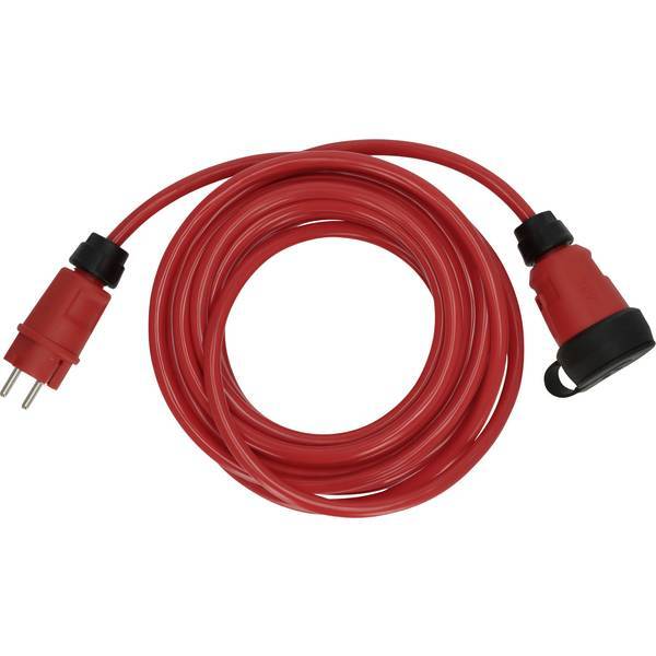 Brennenstuhl 9162100210   Alimentazione Prolunga 16 A Nero, Rosso 10 m H07BQ-F 3