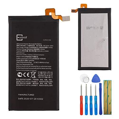 E-yiiviil Batteria di ricambio TLP035B1 compatibile con BlackBerry KEY2 (r6J)