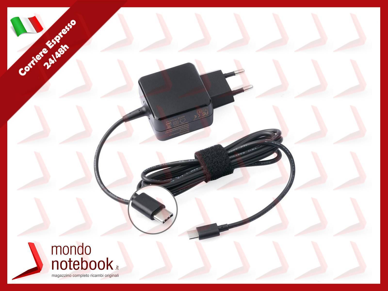 Alimentatore Compatibile per HP Pavilion X2 15.7W 5.25V 3A Plug: USB-C EU