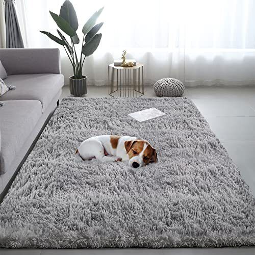 VOFUSHON Soft Area Rug - Tappeto in peluche per camera da letto Shaggy, (E9r)