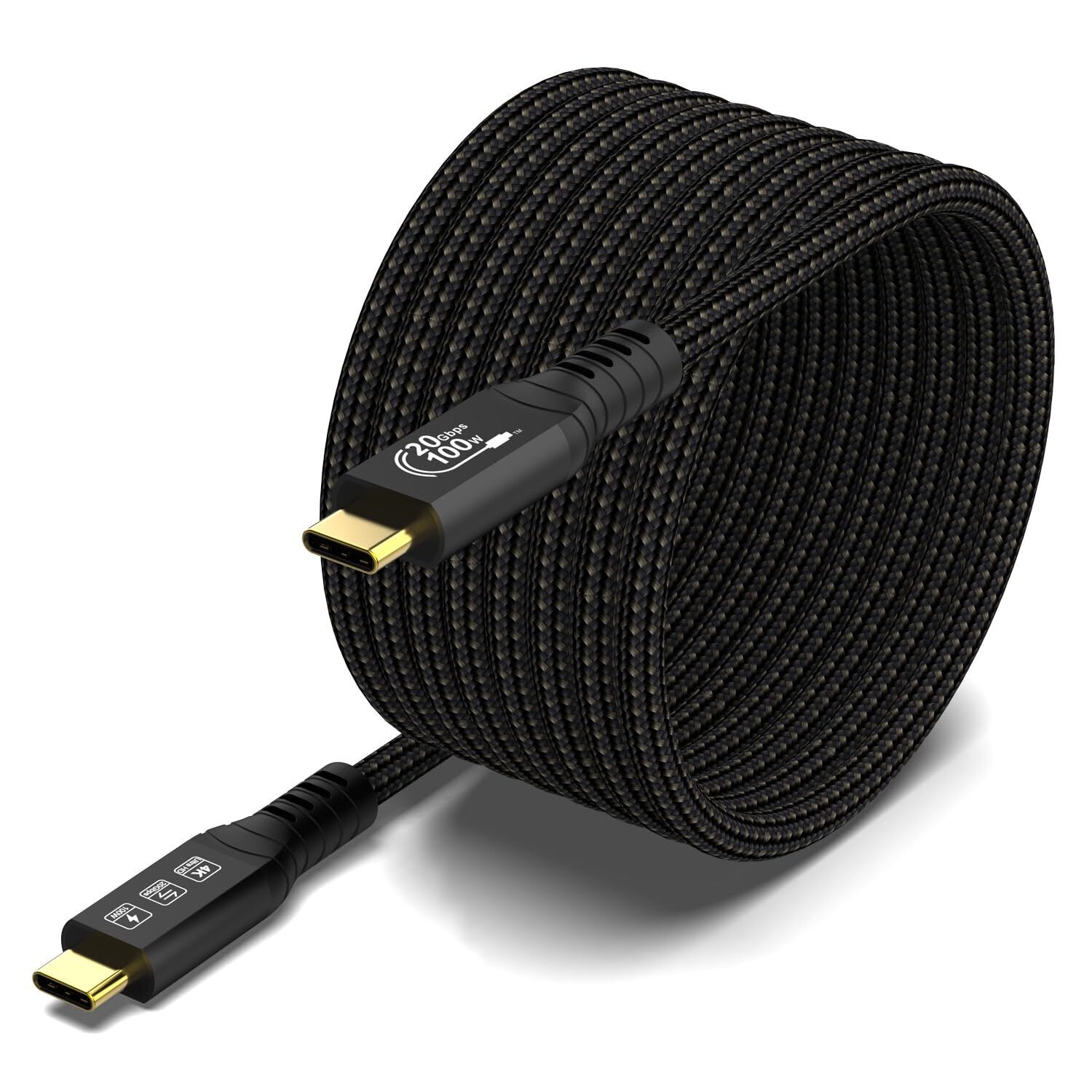 YIWENTEC Cavo USB C 3.2 Gen2 × 2 Type C Charging Cable, 20 Gbps Data (U2s)