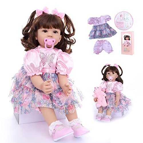 SYP 24 Pollici Bambole Reborn Originale 60cm Bambole Reborn in Silicone (w8g)