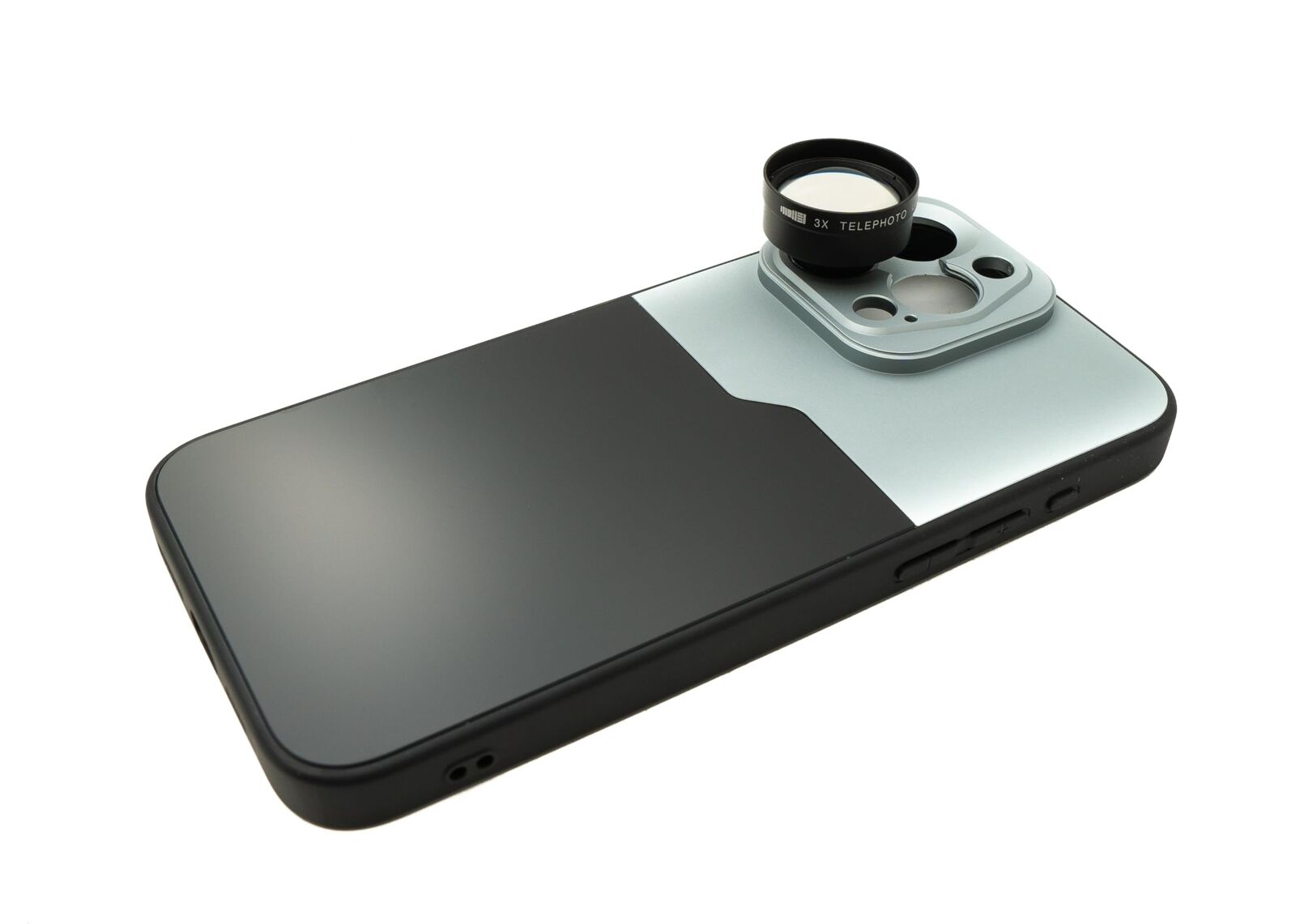 SYSTEM-S Zoom Lente 3X Tele Obiettivo 37mm Filtro con Custodia per iPhone (V4U)
