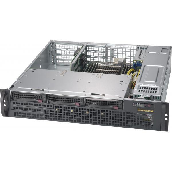 Supermicro Supermicro CsE-825mbtqC-R802wb Portabagagli Nero 800w Vane Portacompu