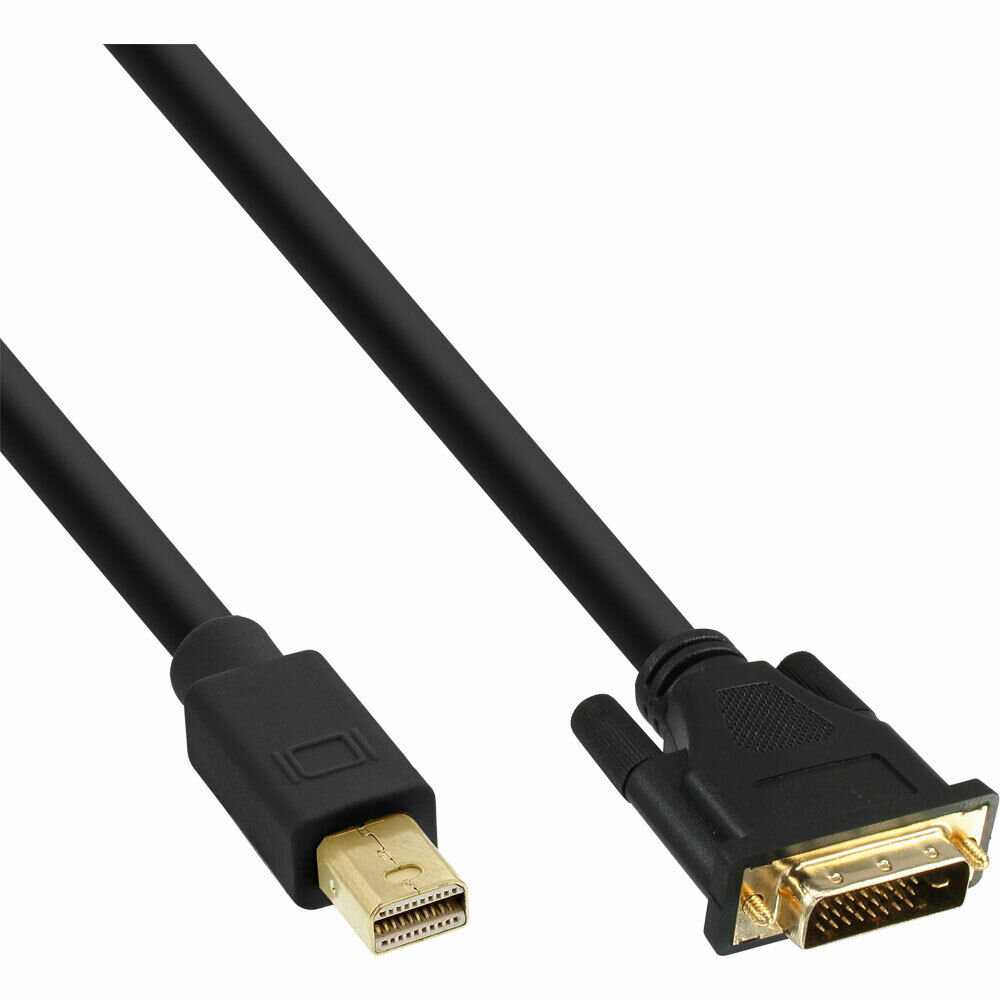 INL InLine® Cavo Mini DisplayPort maschio a DVI-D 24+1 maschio, 5m, FullHD, dor