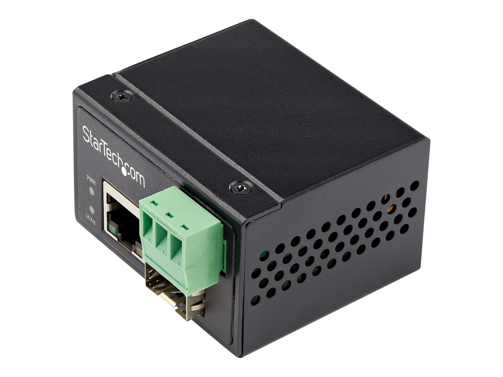 StarTech.com Industrial Fiber to Ethernet Media Converter, IMC100MSFP