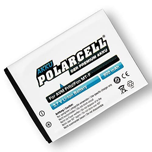 PolarCell Batteria per AVM Fritz!Fon MT-F | M2 | C4 | C5 sostituisce la (P5E)