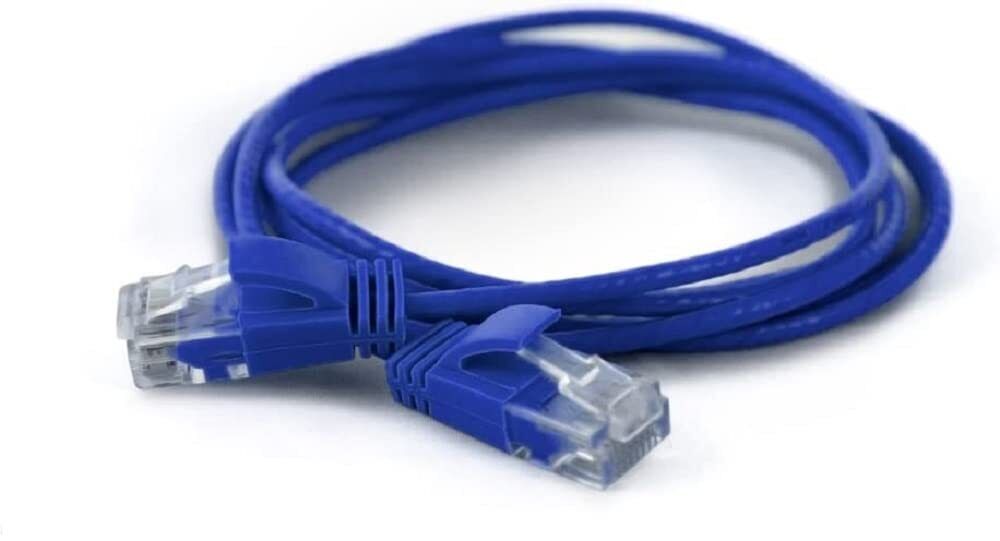 wantecWire 7244 Ultra Slim Patch Cable Blue