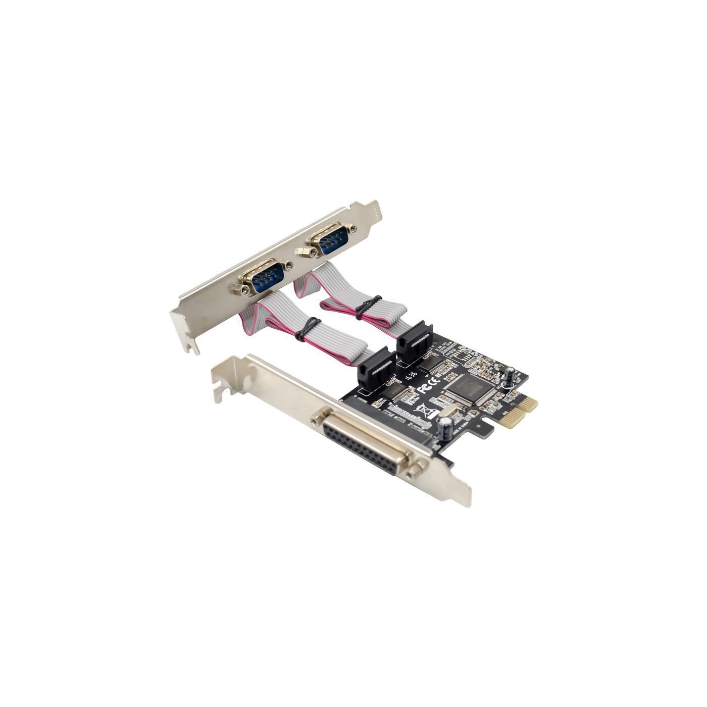 1 port Parallel, 2 port Serial