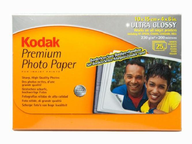 Kodak inkjet Premium paper 230gr. 25f a6 lucida