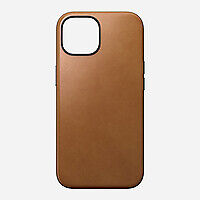 Nomad Back Cover Modern Leather iPhone 15 Rostbraun 6,1" 6,1" Bag NM01606185