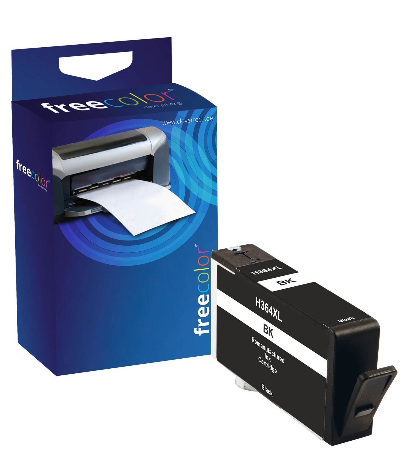 FREECOLOR HP84EE-INK-FRC ink cartridge - ink cartridges (Black, CN684EE)