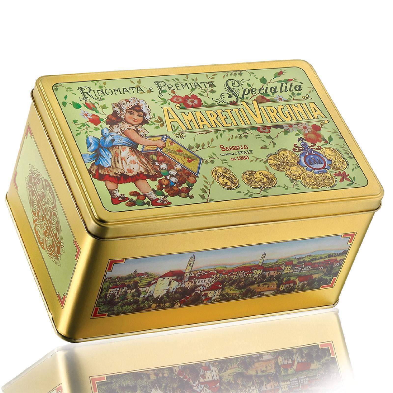 Amaretti Morbidi Amaretti Virginia Linea Classica Scatola Metallo da 220g