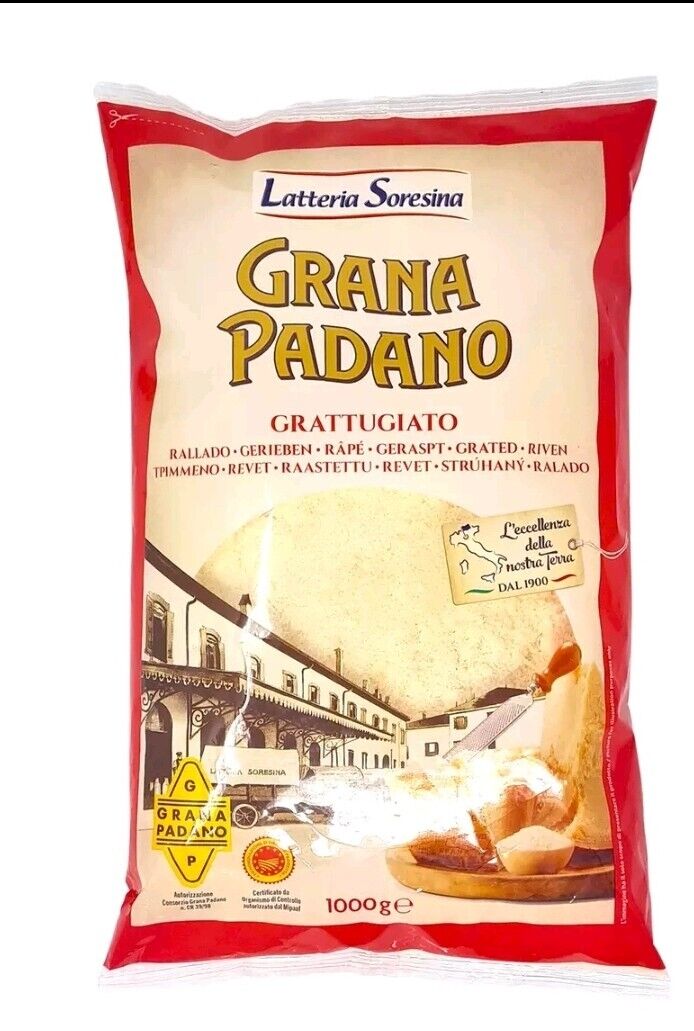 Latteria Soresina Grana Padano DOP grattugiato 1 kg.