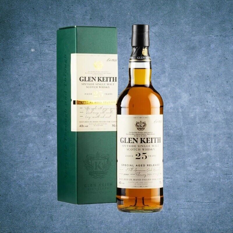 Glen Keith 25 years Single Malt Scotch Whisky - 700ml - IT
