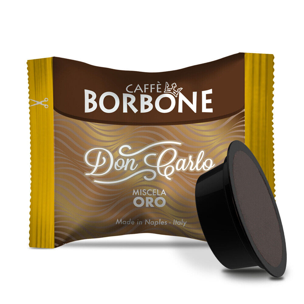Caffè Borbone capsule Don Carlo Lavazza A modo mio ORO - 50 pz