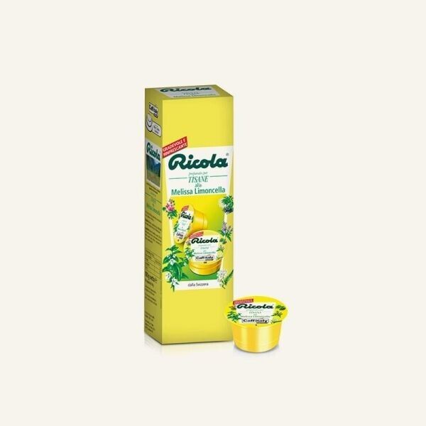 50 Capsule Caffitaly System Ricola Melissa Limoncella