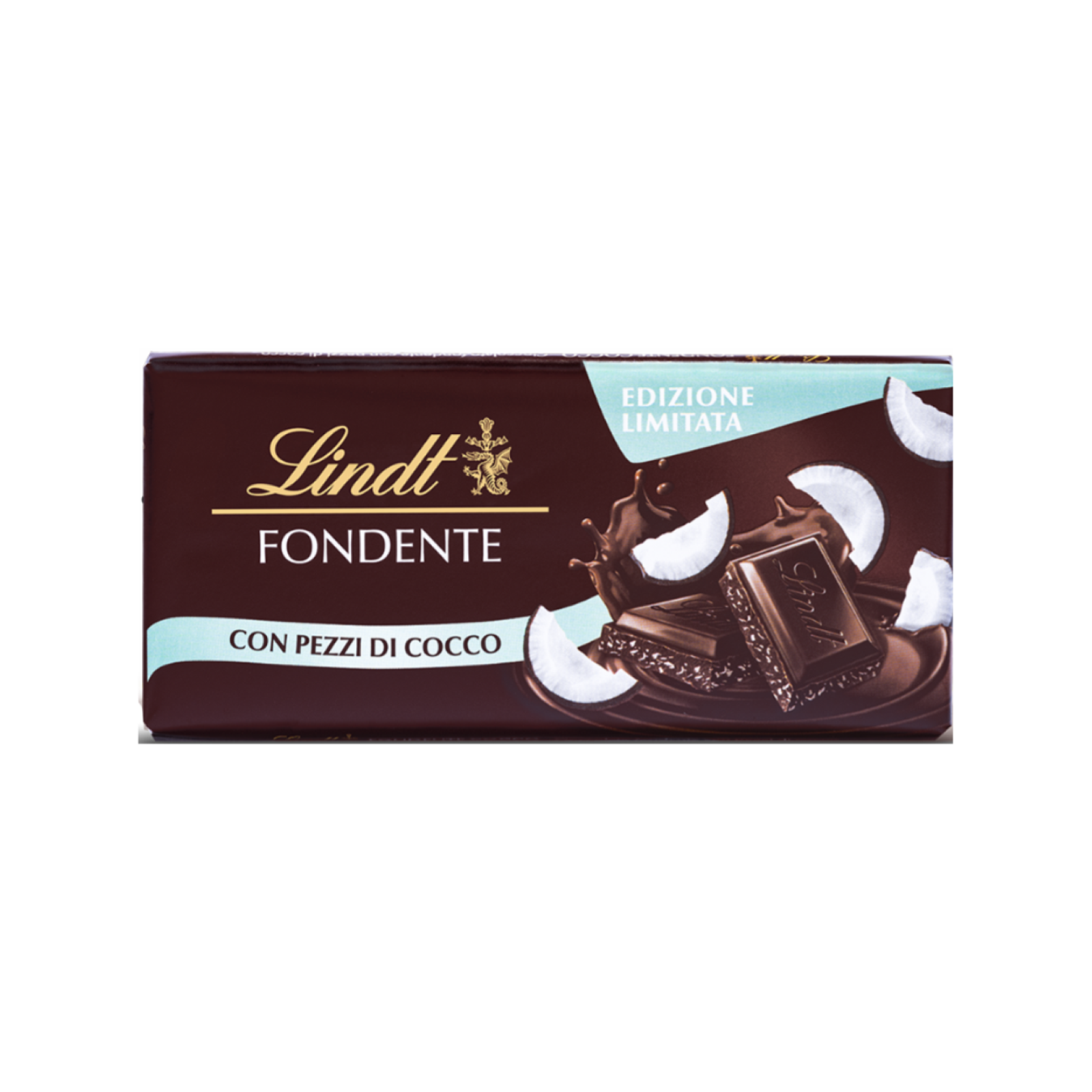 Tavoletta Cioccolato Lindt Gamme Bleue Fondente con Pezzi Cocco 100 g