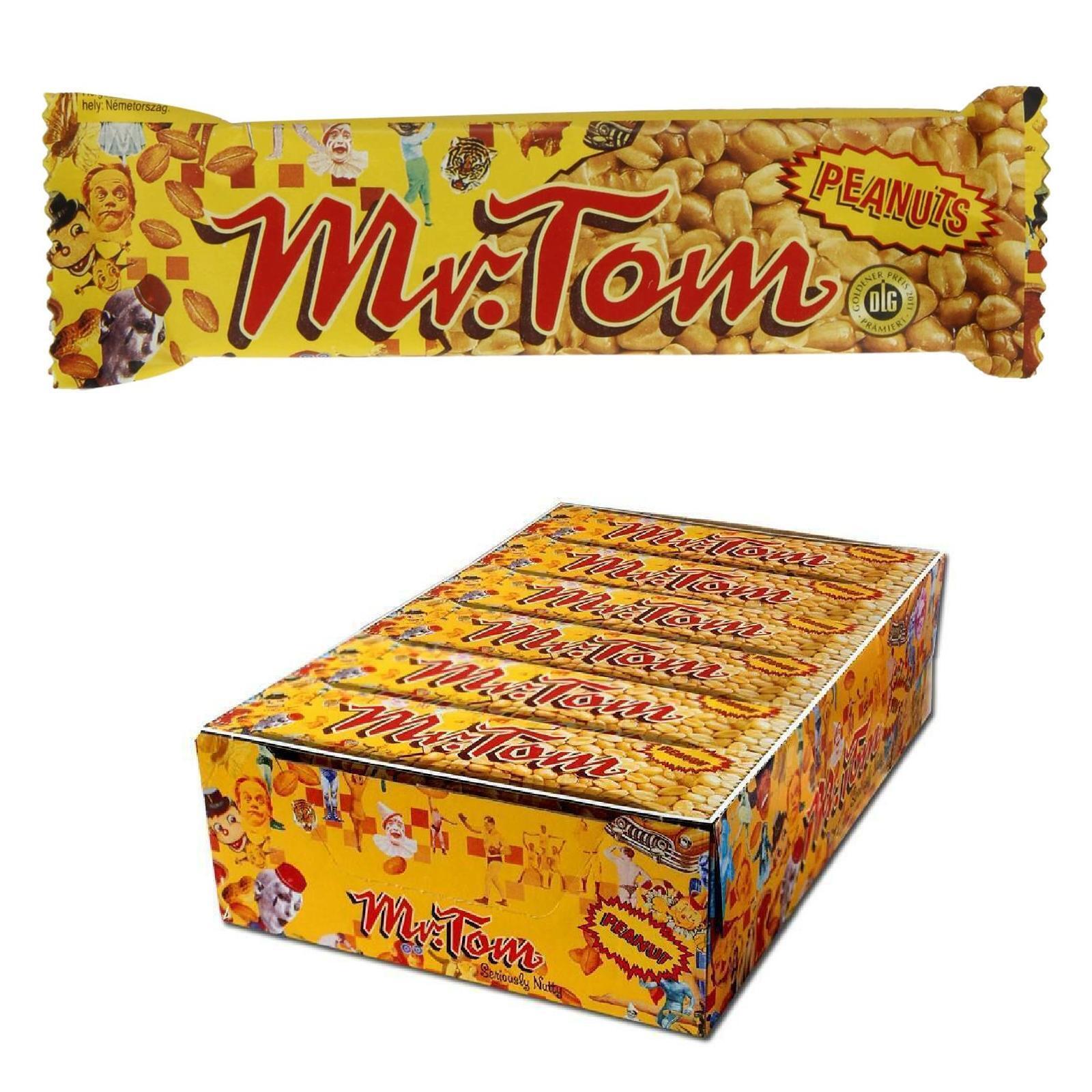 Barretta di Arachidi Mr.Tom Hosta Croccante alle Arachidi 36 x 40 g