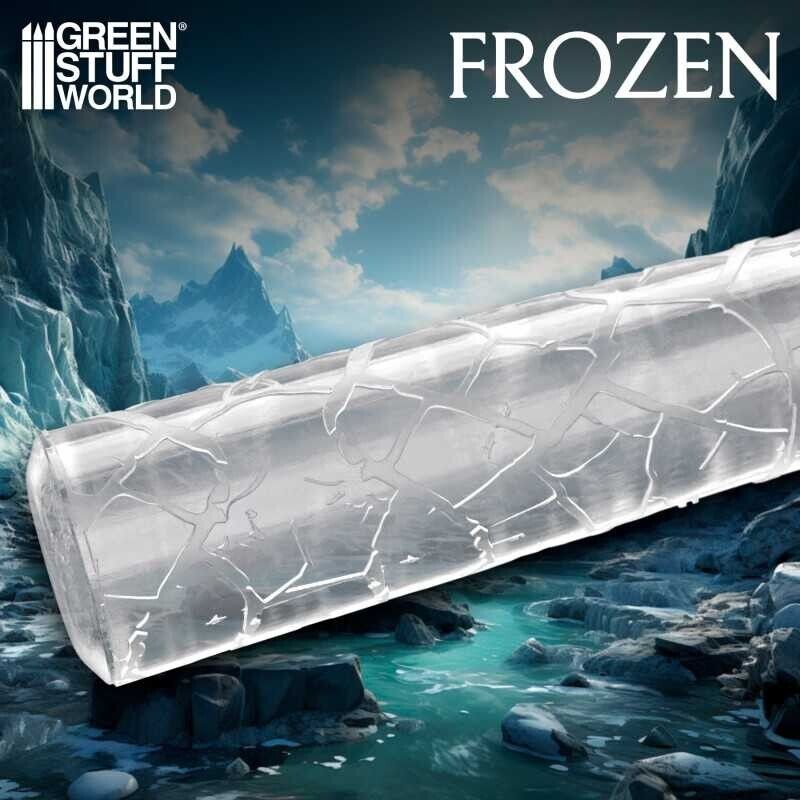 Mattarello con Stampo - FROZEN - per incidere basetta modellismo wargames