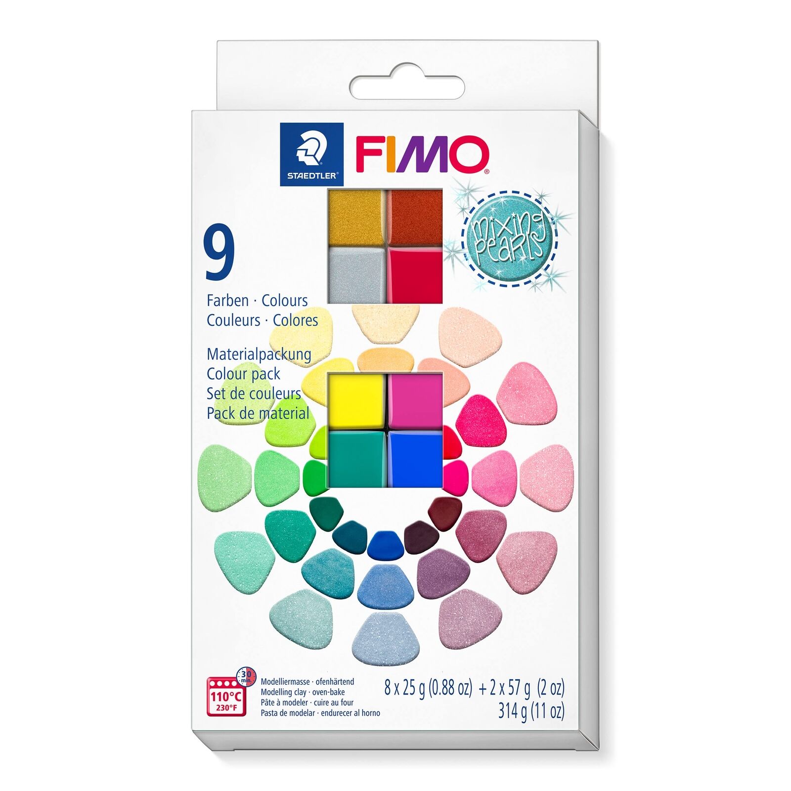 STAEDTLER 8013 C10-1 FIMO Effect Oven-Hardening Polymer Modelling Clay - "Mixing