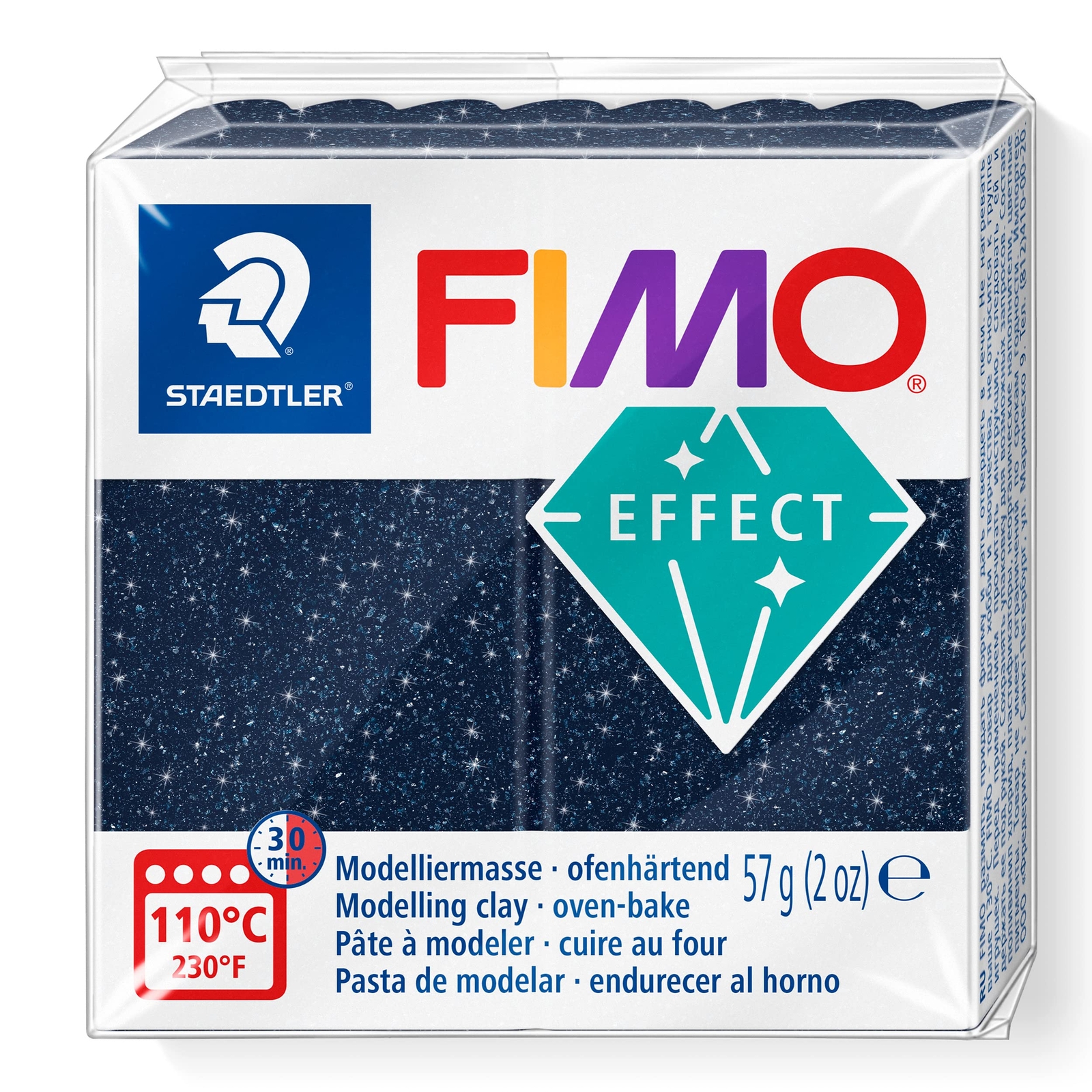 STAEDTLER 8010-352 FIMO Effect Oven-Hardening Polymer Modelling Clay - Galaxy Bl