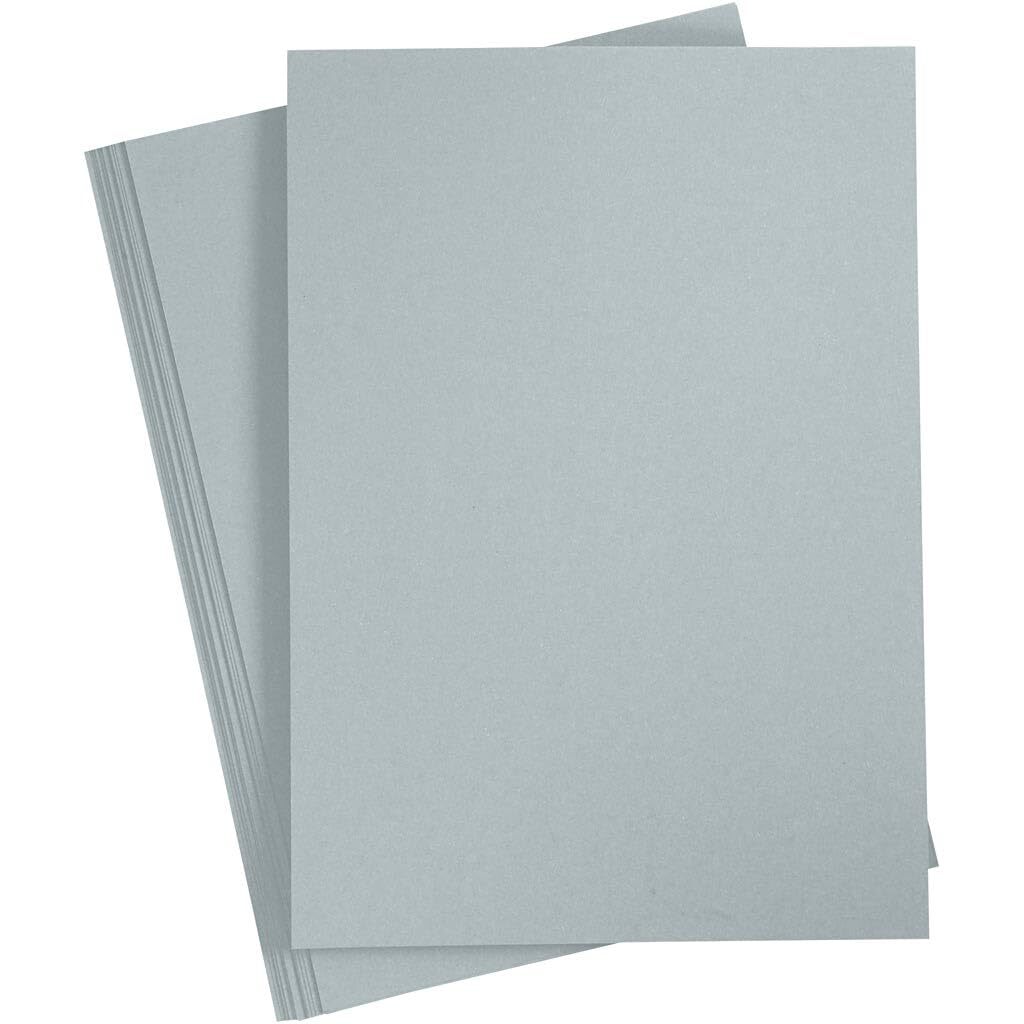 Creativ Unifarbene Karte und Papier, grau, Einheitsgröße