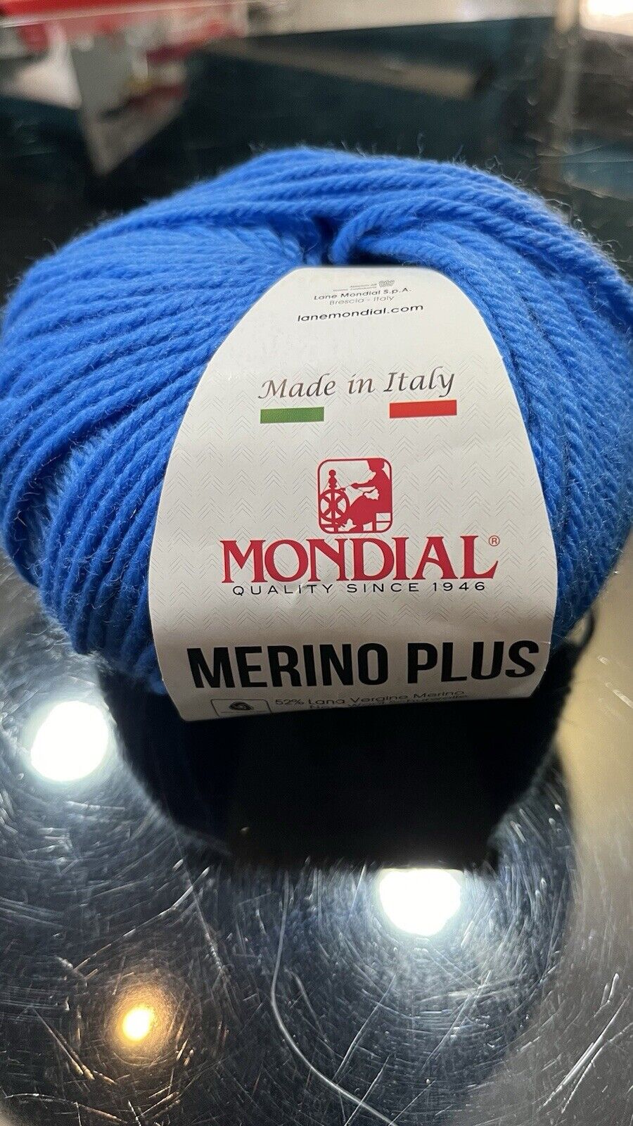 Gomitoli di Lane Mondial-MERINO PLUS-MISTO LANA MERINO-100 g - 125 m