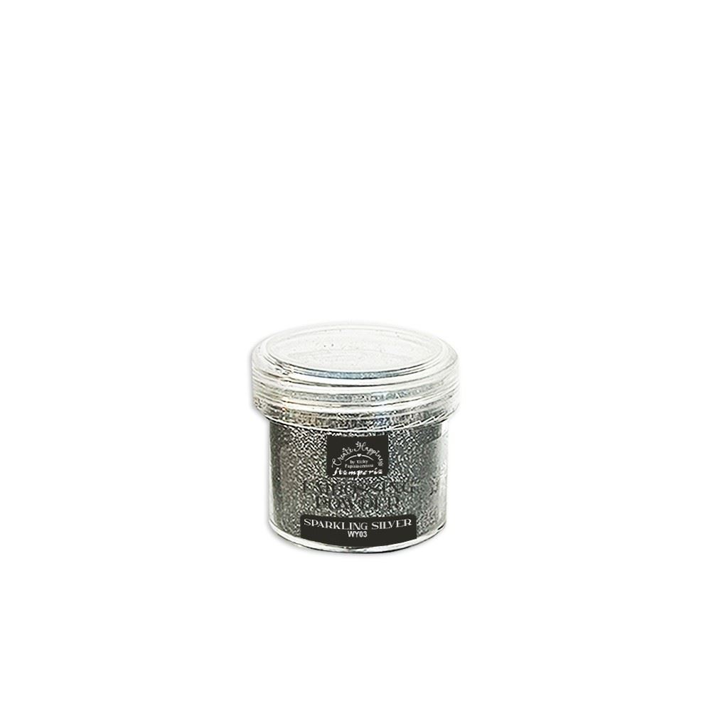 Embossing Powder Silver polvere da rilievo
