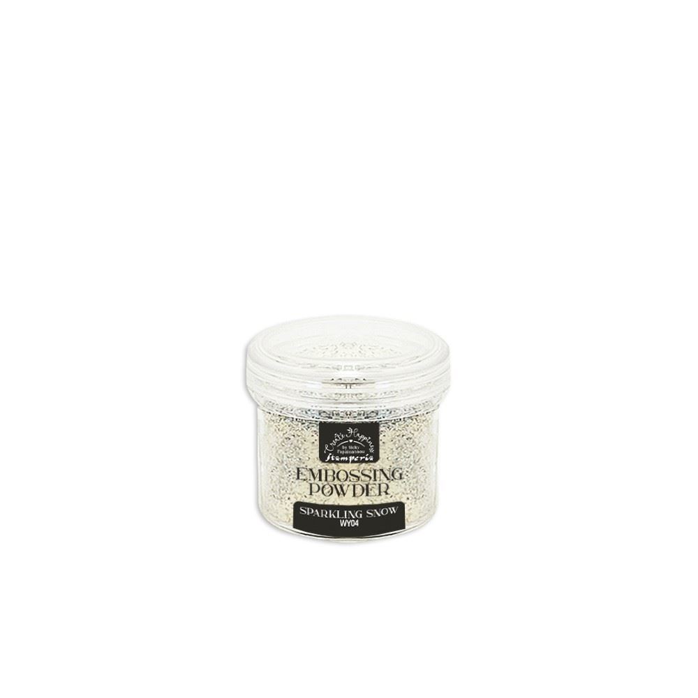 Embossing Powder Sparkling Snow polvere da rilievo