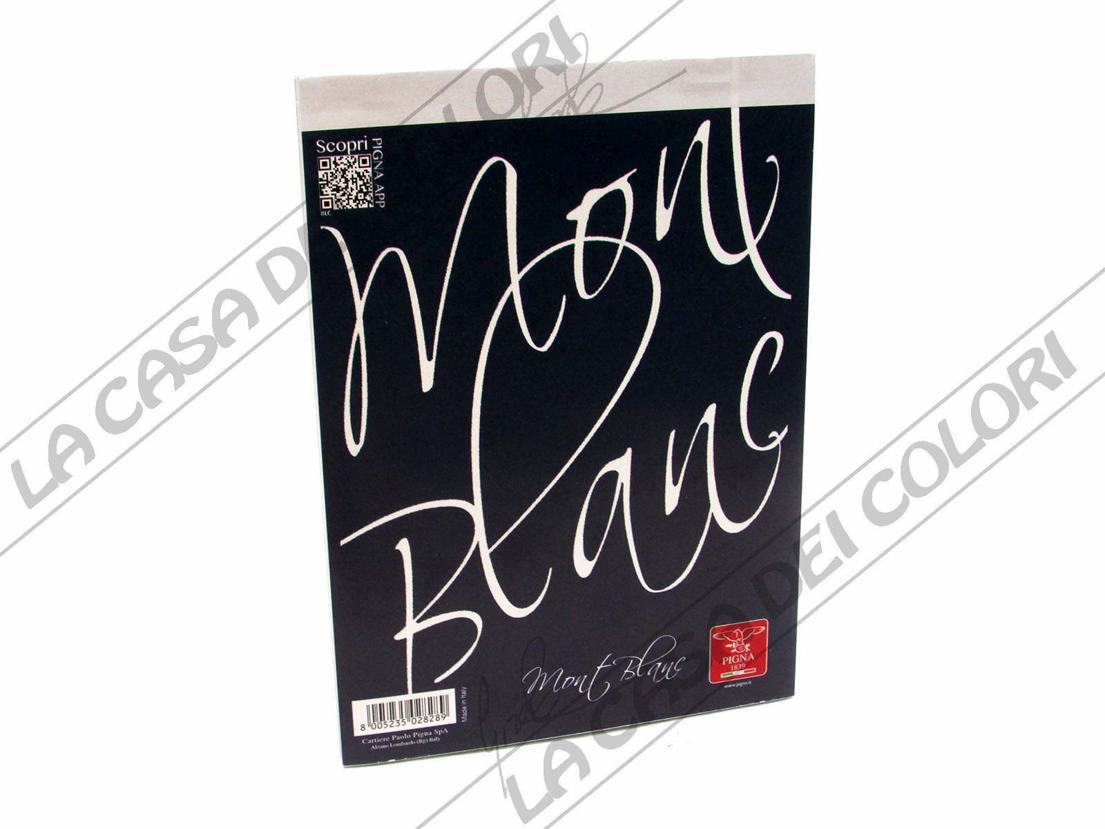 MONT-BLANC - BLOCK NOTES - A5 - FOGLI BIANCHI - 1 PEZZO - COPERTINA BLU