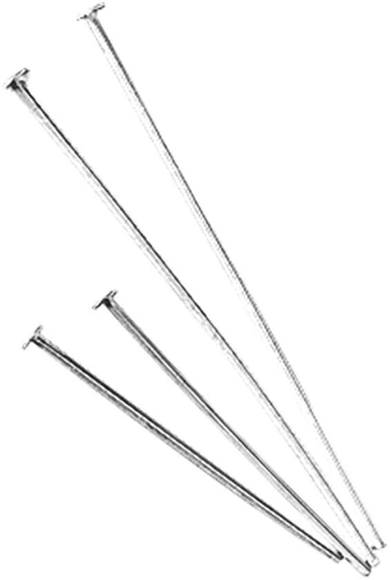 RAYHER - 15 PEZZI - AGHI PER PERLE Ø0,6MM 35MM - COLORE ARGENTO