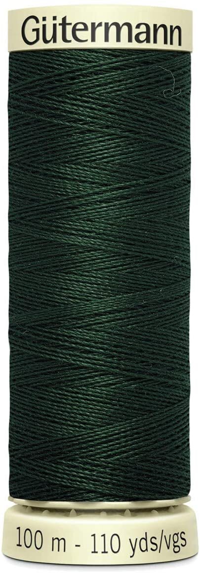 GUTERMANN - 100mt - FILO PER CUCITO 100% POLIESTERE - COLORE VERDE SPINACI 472