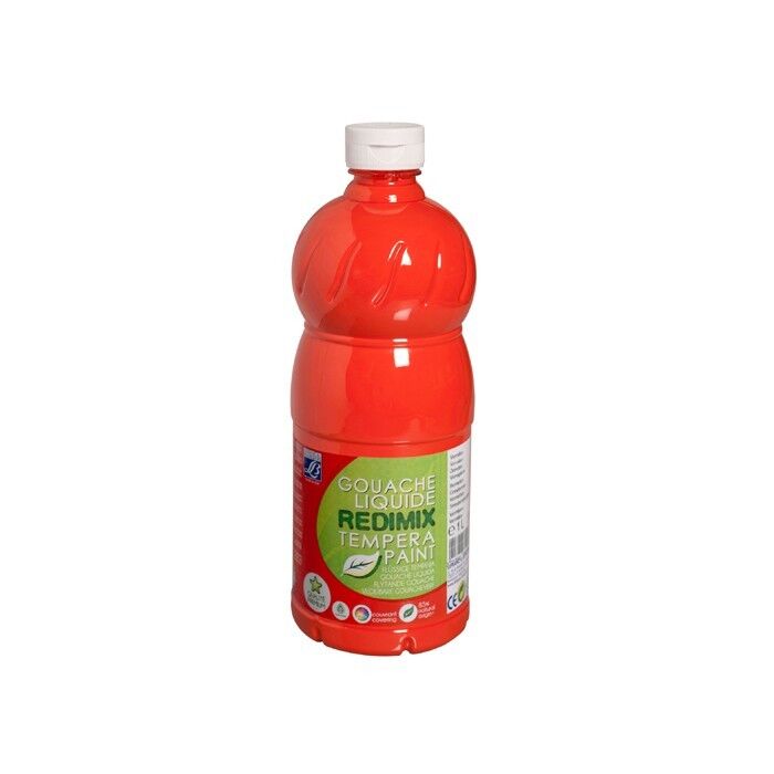 TEMPERA LIQUIDA REDIMIX 1 LT. VERMIGLIONE LEFRANC & BOURGEOIS
