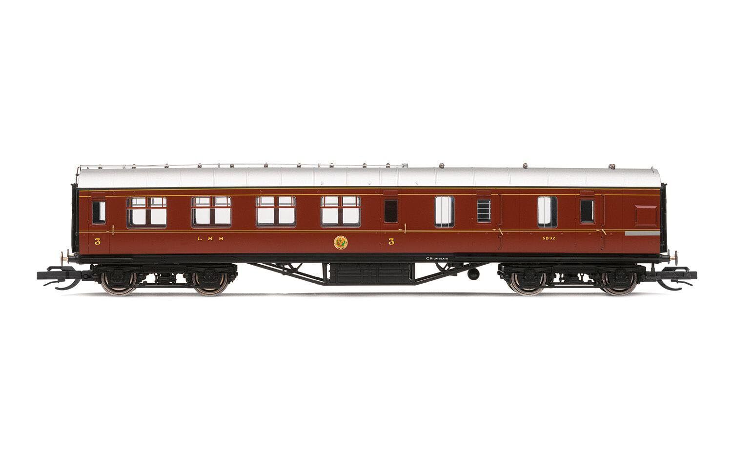 Hornby TT, TT4009A, LMS 57' Freno Terzo, 5832 - Era 3, Ferrovia - Materiale rota