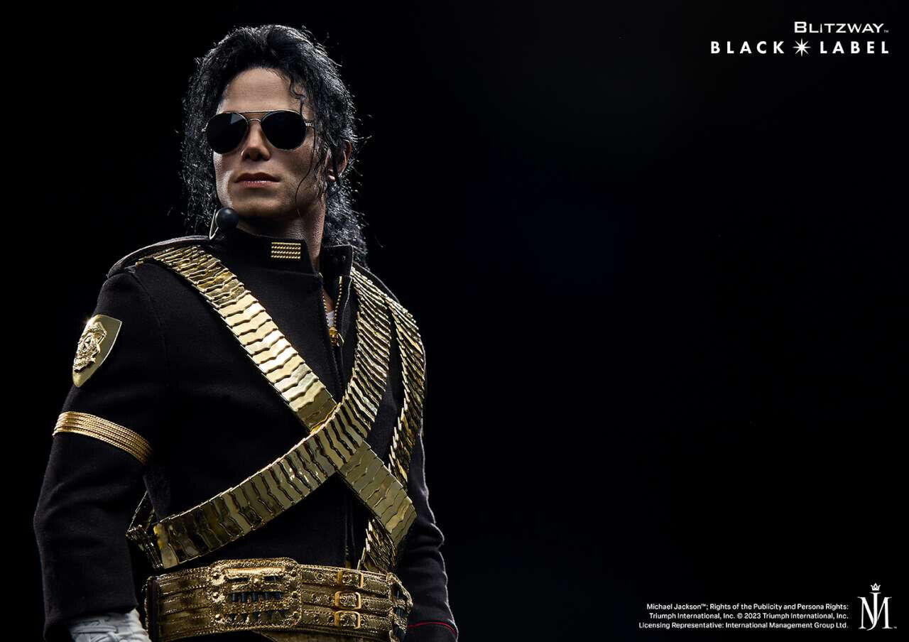 BLITZWAY Michael Jackson black label GOLD PLATED 1/4 scale statue AVAILABLE NOW