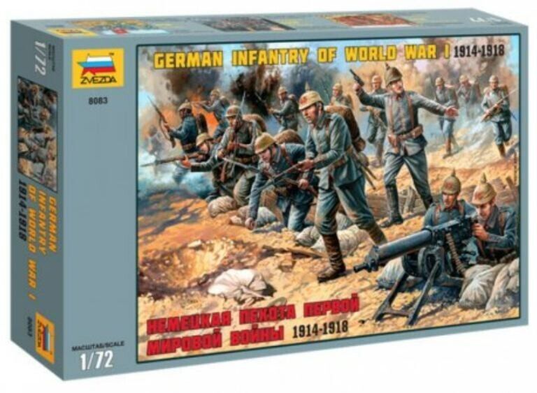 Zvezda - German Infantry WWI 1/72