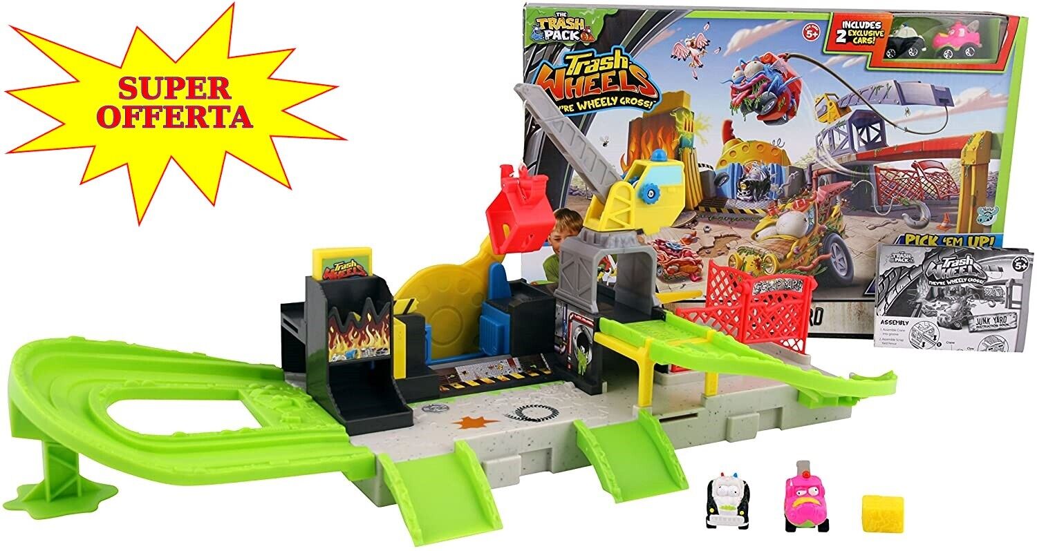 Trash Pack, Pattumeros The Trash Pack Trash Wheels Junk Yard by confezione integ