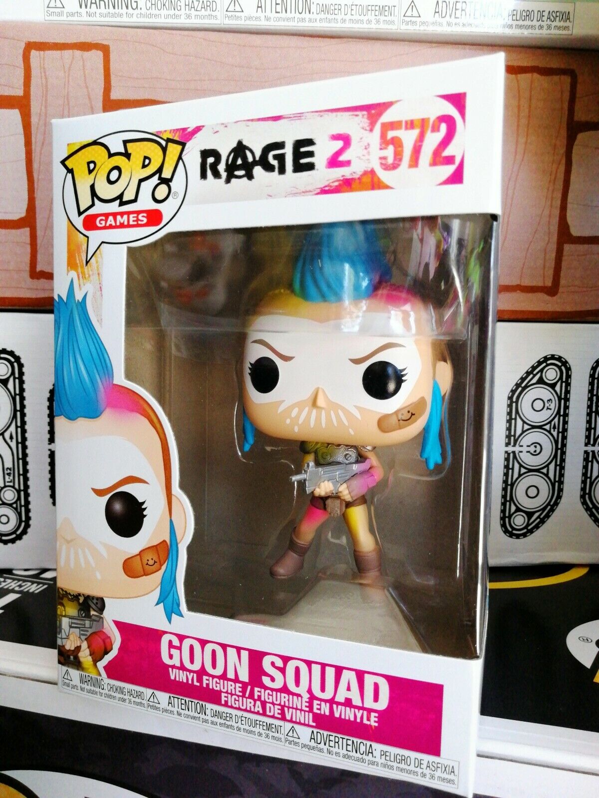 FUNKO POP GAMES RAGE 2 GOON SQUAD VINYL FIGURE NEW! 572 Mohawk Girl Collectible