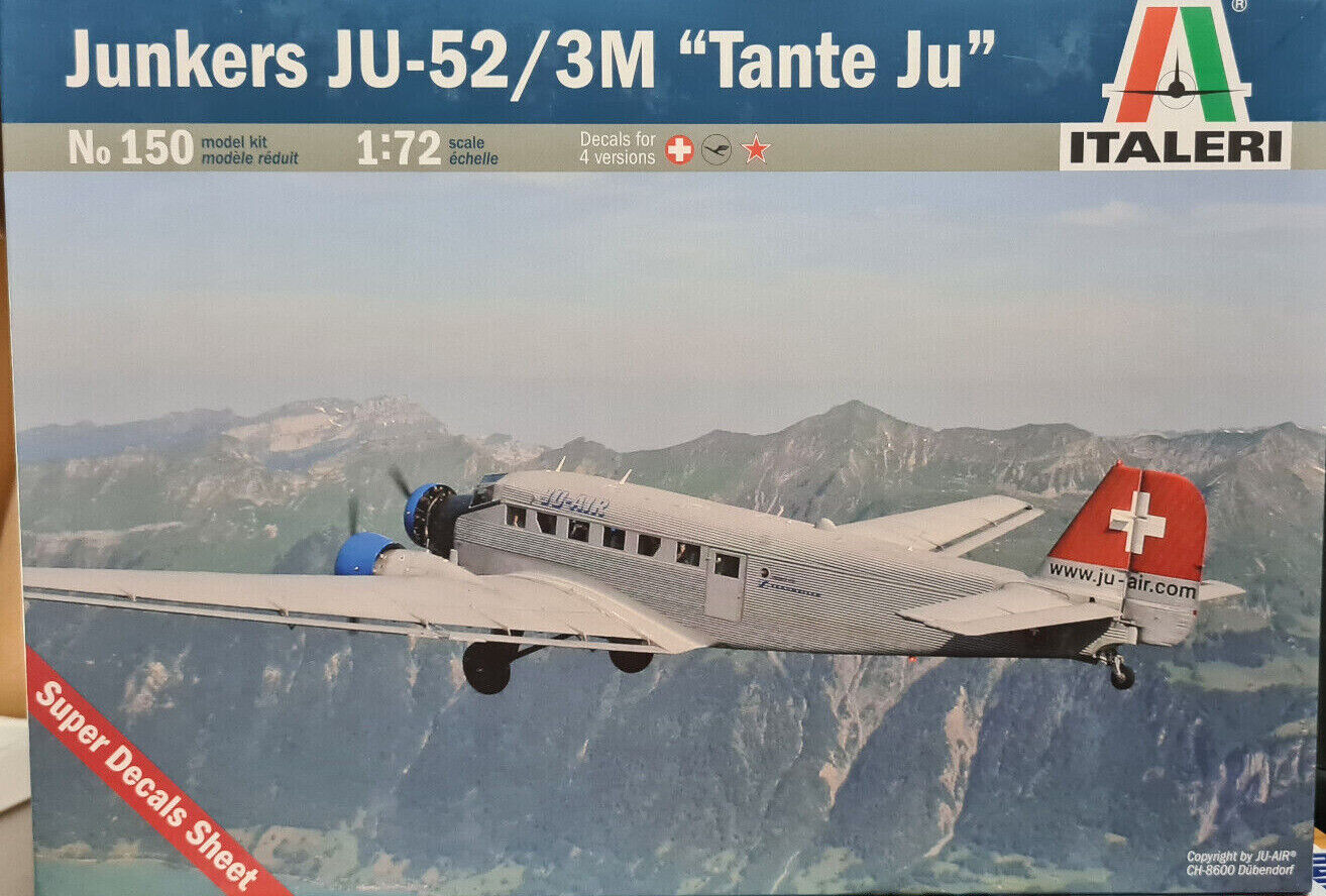 Junkers Ju-52/3M "Tante Ju" - Italeri Kit 1:72 150