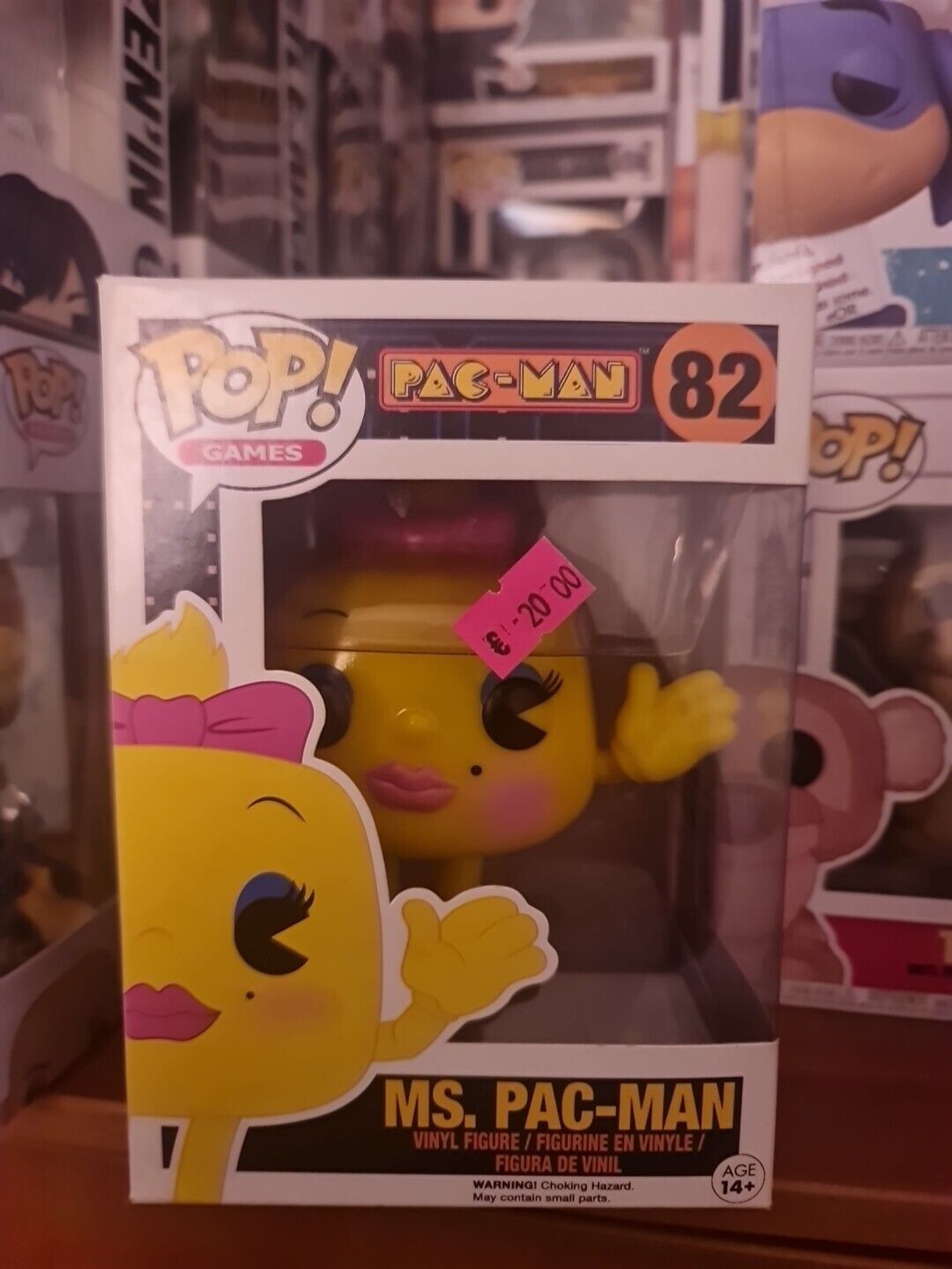 Funko Pop! Games: Ms. Pac-Man. Pac-Man n. 82