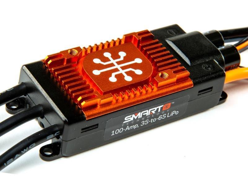 Spektrum Uccelli 100 Amperaggio Brushless Smart Esc, 3-6S Ver. A :SPMXAE1100A