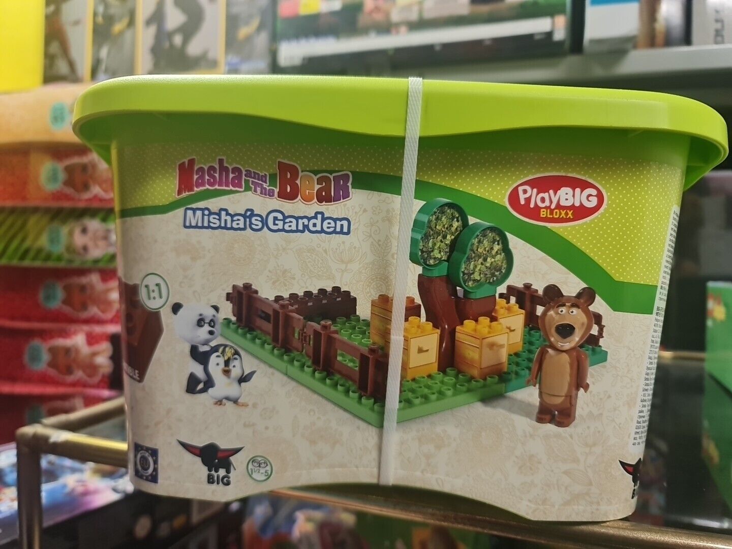 COSTRUZIONI PLAYBIG BLOXX MASHA E ORSO giardino Masha