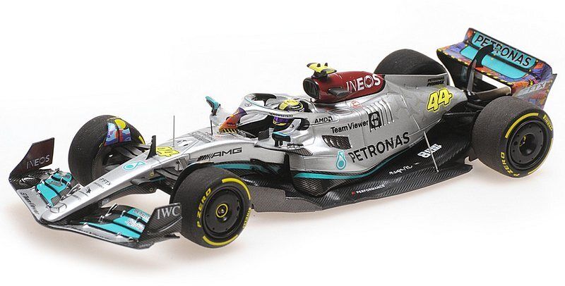 Mercedes W13 AMG GP Miami 2022 Lewis Hamilton 1:43 MINICHAMPS 417220544