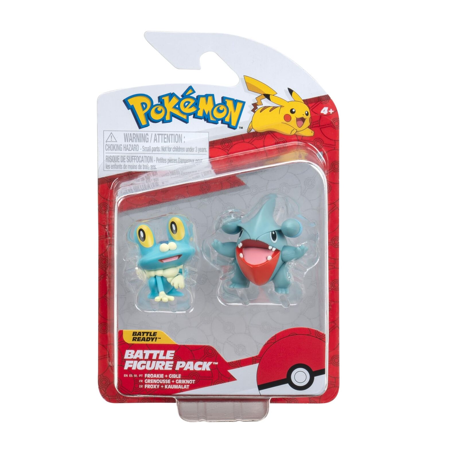 POKEMON BATTLE FIGURE GIBLE AND FROAKIE